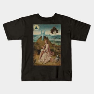 St. John the Evangelist on Patmos - Hieronymus Bosch Kids T-Shirt